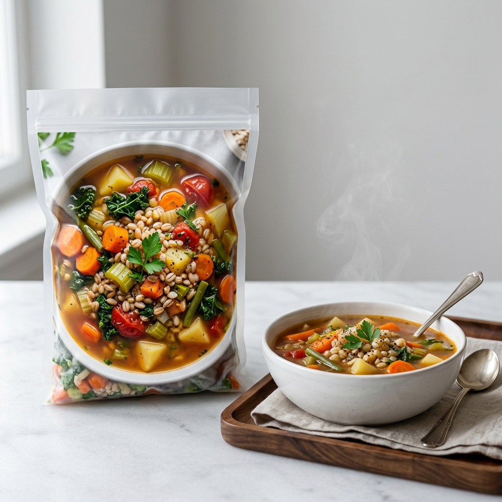 Organic Vegetable Soup with Barley & Spelt