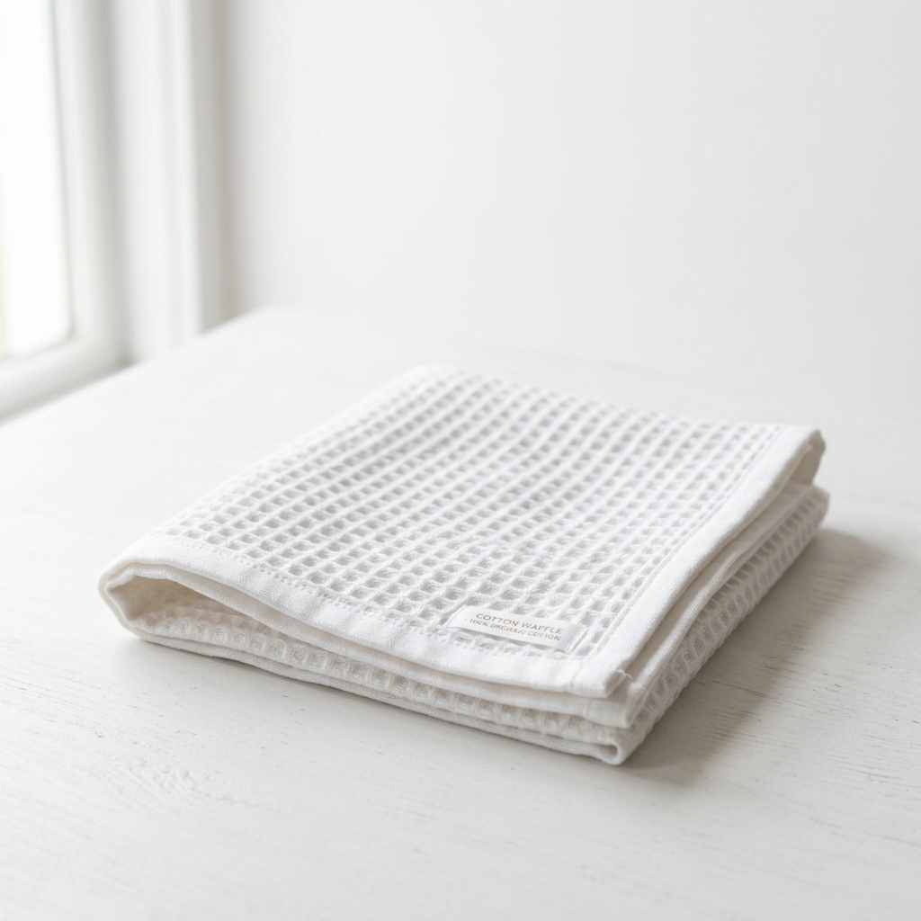 Cotton Waffle Weave Kitchen Towel
